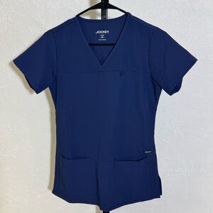 Jockey Navy Short-Sleeve V-Neck XS Scrub Top